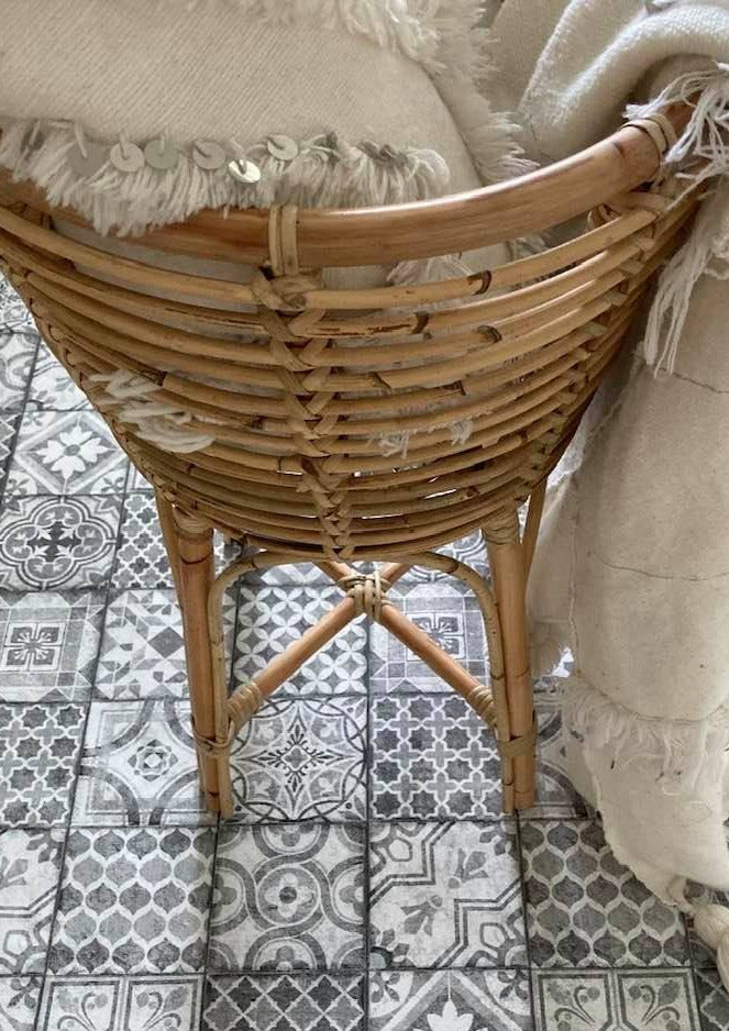 Rattan flower basket