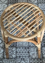 Download image to view Gallery, Rattan round stool
